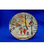 Dom Mingolla Christmas Plate ~ 1975, Walking Home On A Snowy Lane, Gorha... - £10.14 GBP