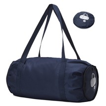 Large Capacity Foldable Black Gym Bag Women Shoe Compartment Waterproof Sport Ba - £59.34 GBP