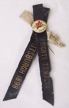 1898 ANTIQUE KNIGHTS TEMPLAR MEDAL PINBACK BADGE PITTSBURGH PA COMMANDER... - £20.90 GBP
