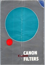 Canon Filters Camera Lens Accessory Guide Manual - $14.84