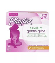 Playtex Gentle Glide Tampons Lightly Scented, Super Plus, 36 Ct. - $19.28