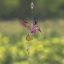 Five-Tone Acrylic 3-Piece Hummingbird Chain Ornament (Set of 6 (1 of Each)) - £22.91 GBP+