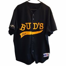 Genuine Majestic Jersey Mechanic Shirt BUD'S PLACE Embroidered Auto Body... - $59.84