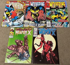 Wolverine 5 Marvel Comics Lot 54 67 69 &amp; Marvel Comics Presents 75 &amp; 76 Weapon X - £15.45 GBP