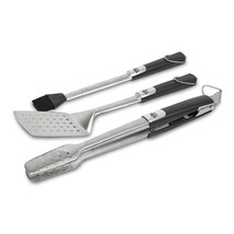 Pit Boss Grills Soft Touch 3 Piece Tool Set, Stainless - £39.32 GBP