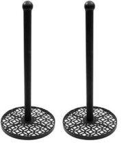 Farmhouse Collection Paper Towel Holder, Black (Pack of 2) - $165.59