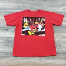 Angry Birds Band Youth Size 18 T-Short Sleeve Shirt Comic Game School Ca... - $12.53