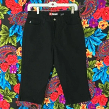 [New] Women’s Bongo Crop J EAN S Capri Pants Womens Size 5 , Black J EAN Pant Botto - £22.36 GBP