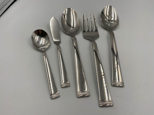 Primary image for Mikasa Stainless Steel ROPE 5 Piece Hostess / Serving Set