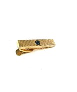 1960&#39;s Goldtone &amp; Blue Tie Clasp By HICKOK USA 91017 - £17.91 GBP
