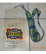 2004 Super Bowl 38 XXXVIII Lanyard and Ticket holder - €8,71 EUR