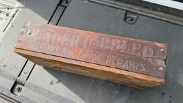 Antique Leader Cobbler - For Boot and Shoe Repair Wood Crate Box General... - £19.70 GBP