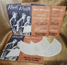 Vintage Kleinerts Dri-Kleen Coat Shields for Men and Women No 1150 White Sz 3 - £23.45 GBP