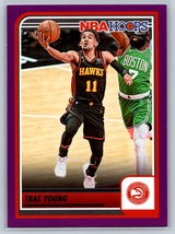2023-24 Hoops #117 Trae Young purple - £1.55 GBP