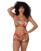 PSD UNDERWEAR Women Lavish Floral Sports Bra Size: 5XL - $24.75