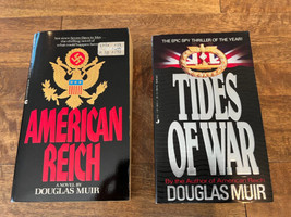 Lot of 2 Paperback Books by DOUGLAS MUIR Tides of War / American Reich - £9.96 GBP