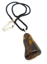  Amber Pendant  / Certified Genuine Baltic Amber  - $43.00
