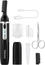 Eyebrow Trimmer, Electric Eyebrow Razor for Women Men, Rechargeable Painless LED - £27.17 GBP