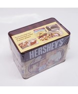 New Hershey&#39;s Chocolate Recipe Cards Collection Metal Box - With 99 Recipes - $278.27 MXN