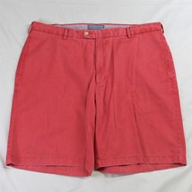 Peter Millar 38 x 9&quot; Red MC00B31 Winston Washed Twill Chino Shorts - £23.59 GBP