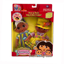 Year 2007 Dora the Explorer Big Sister CUDDLE &amp; CARE PLAYGROUND Outfit Set - £23.53 GBP