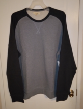 Goodthreads Big &amp; Tall Men&#39;s Gray Fleece Long Sleeve Sweatshirt - Size: ... - £12.87 GBP