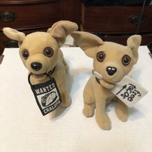 Taco Bell Chihuahua Plushie Vintage Lot of 2 Yo Quiero Taco Bell Dog Free Tacos - £10.22 GBP