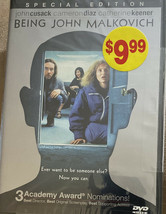 Being John Malkovich - Special edition- John Cusack - Cameron Diaz - NEW DVD - £4.70 GBP