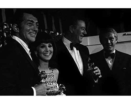Primary image for John Wayne and steve mcqueen Dean Martin Marlo Thomas Golden Globes 1967 16x20 C