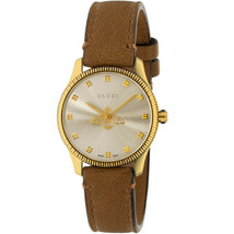Gucci Women&#39;s G-Timeless Silver Dial Watch - YA1265022 - £704.30 GBP