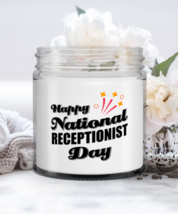 Receptionist Candle - Happy National Day - Funny 9 oz Hand Poured Candle... - £15.65 GBP