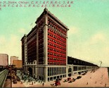 Vtg Postcard 1910s Chicago Illinois IL - La Salle St. Station Street Vie... - $5.89