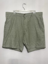 14th &amp; Union Men&#39;s Green 100% Cotton Slim Fit Shorts 38 NWT - £18.64 GBP