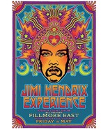 The Jimi Hendrix Experience Fillmore Reproduction Concert 11x17 Poster P... - £11.28 GBP
