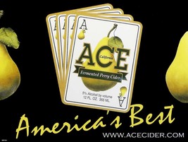 Ace Cider Pear Alcohol Metal Sign - $29.95
