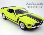 1970 Ford Mustang Boss 302 1/24 Diecast Model by Welly - YELLOW - $29.69