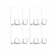 Clear Adhesive Hooks for Shower Wall, 4pcs - $24.74