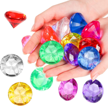 Acrylic Diamond Large Gems Pirate round Treasure Toy Gems Colorful Treas... - £11.07 GBP