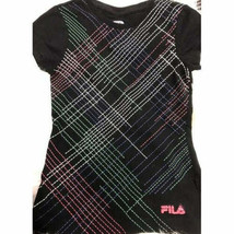 FILA SPORT Girls Tee T-shirt Black, Size 7/8 - £4.82 GBP