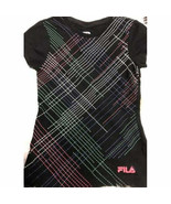 FILA SPORT Girls Tee T-shirt Black, Size 7/8 - £4.73 GBP