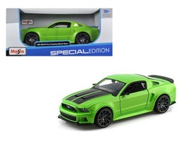 Ford Mustang GT 2014 Street Racer 1/24 Scale Diecast Model - Widow Box - GREEN - $34.64