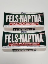 2 Purex Fels Naptha Laundry Soap Detergent Stain Remover Pre Treating 5 oz Bars - £9.78 GBP