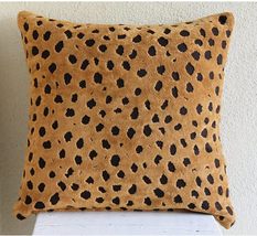 Cushion Covers, Beige Throw Pillows Cover - Wild Leopard Spots - £29.62 GBP+