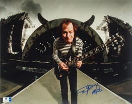 Angus Young Signed Photo - AC/DC - Malcolm Young - Bon Scott 11&quot;x 14&quot; w/COA - £151.54 GBP