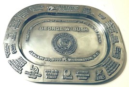 George W. Bush Inauguration Texas 41st U.S. Platter Republicans President - £950.77 GBP