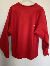 Vintage Champion Reverse Weave Mens Sweatshirt Large 80s Made In USA - £85.13 GBP