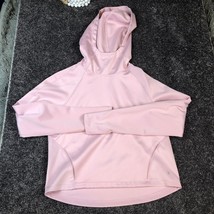 SPYDER Hoodie Womens Small Pink Sweater Hood Pockets Gym Workout - £11.38 GBP