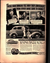 1937 Dodge Automobile New Owner Testimonials Vintage Print Ad d8 - $25.98