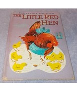 Childs Big Tell A Tale Book The Little Red Hen #2431 1966 - $149.96 MXN