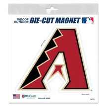 MLB Arizona Diamondbacks 5 1/4" by 4 1/2" Auto Die-Cut Magnet Logo by WinCraft - $14.99